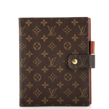 Louis Vuitton Ring Agenda Cover Monogram Canvas GM