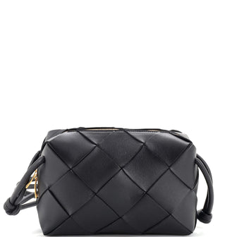 Bottega Veneta Cassette Camera Crossbody Bag Maxi Intrecciato Leather Small