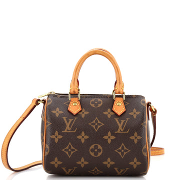 Louis Vuitton Speedy Bandouliere Bag Monogram Canvas Nano