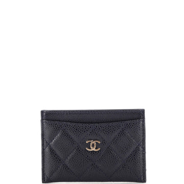 Chanel Classic Card Holder Quilted Caviar