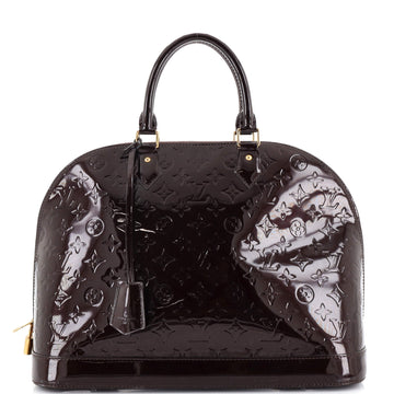 Louis Vuitton Alma Handbag Monogram Vernis GM