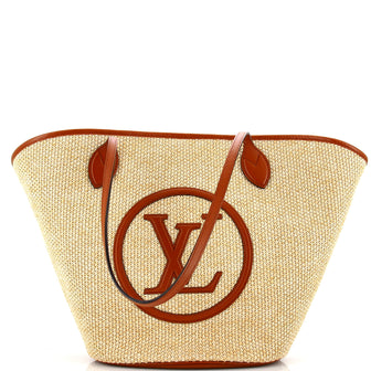 Louis Vuitton Saint Jacques NM Handbag Raffia and Leather