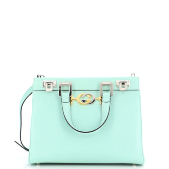 Gucci Zumi Top Handle Bag Leather Small