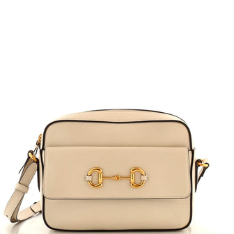 Gucci Horsebit 1955 Flap Pocket Camera Bag Leather Small