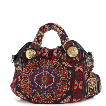Gucci Hysteria Convertible Top Handle Bag Tapestry Medium
