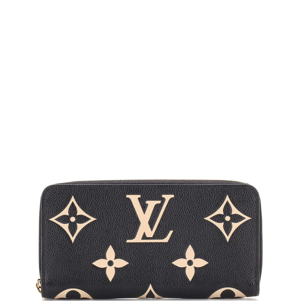 Louis Vuitton Wallet Zippy Monogram Empriente Black