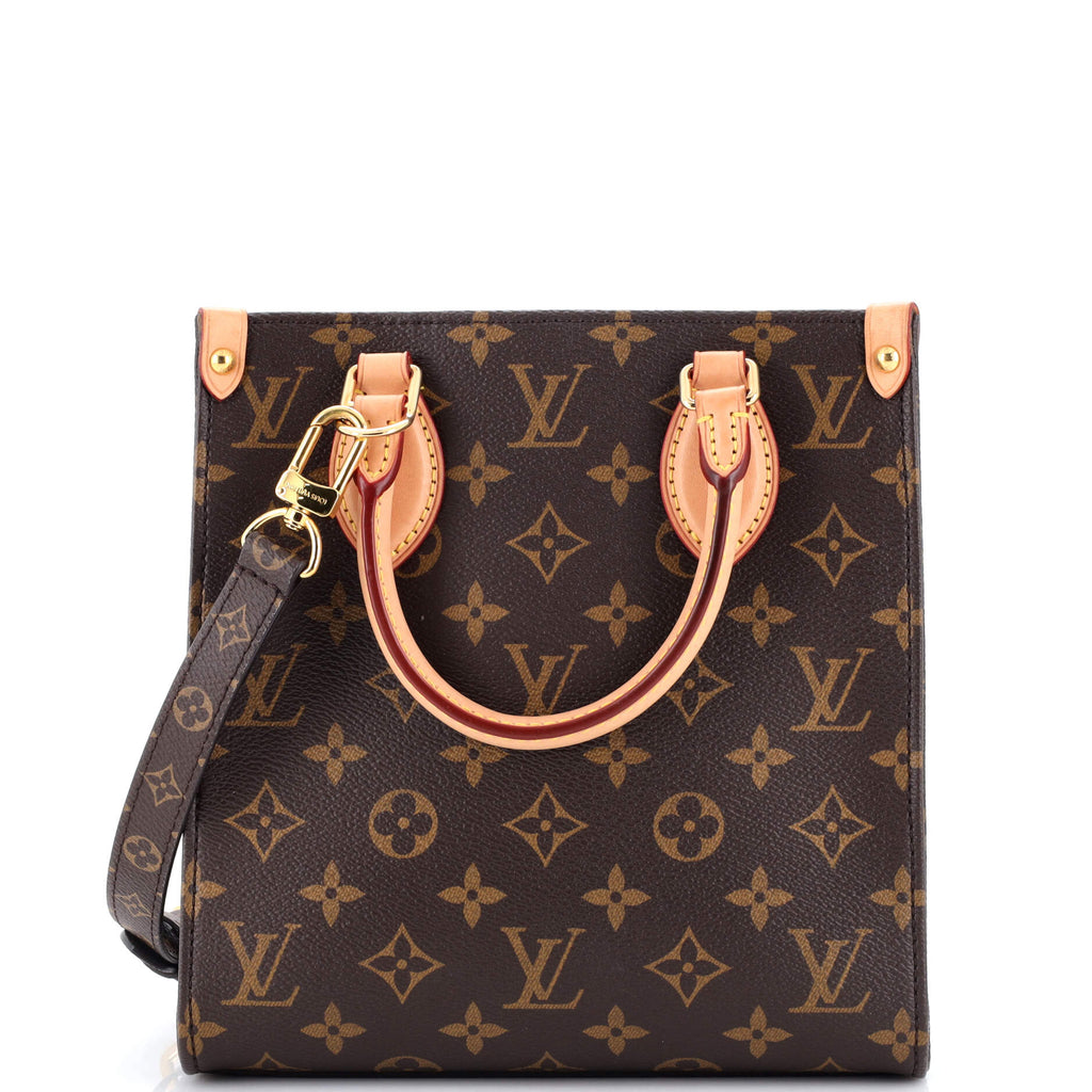 Louis Vuitton Monogram Canvas Petit Sac Plat Shoulder Bag