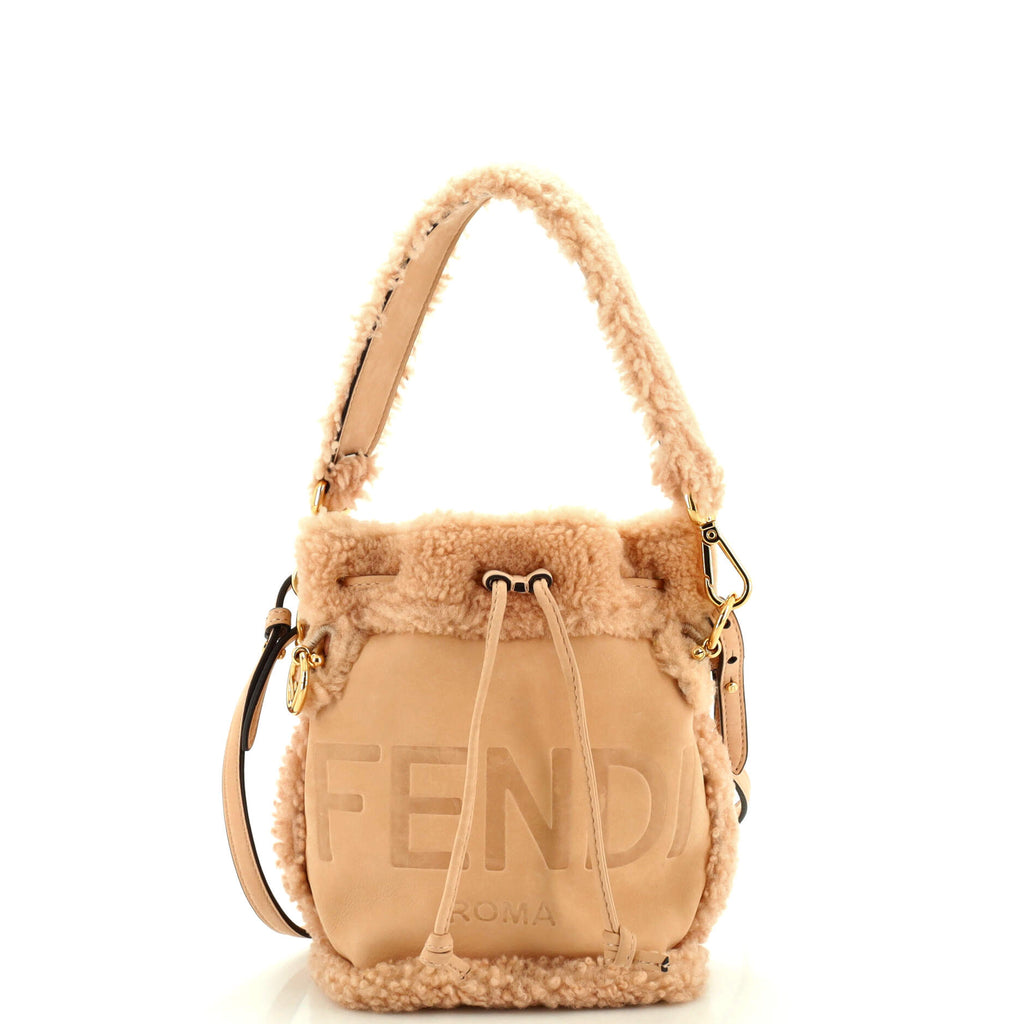 Fendi shearling 2024 bucket bag