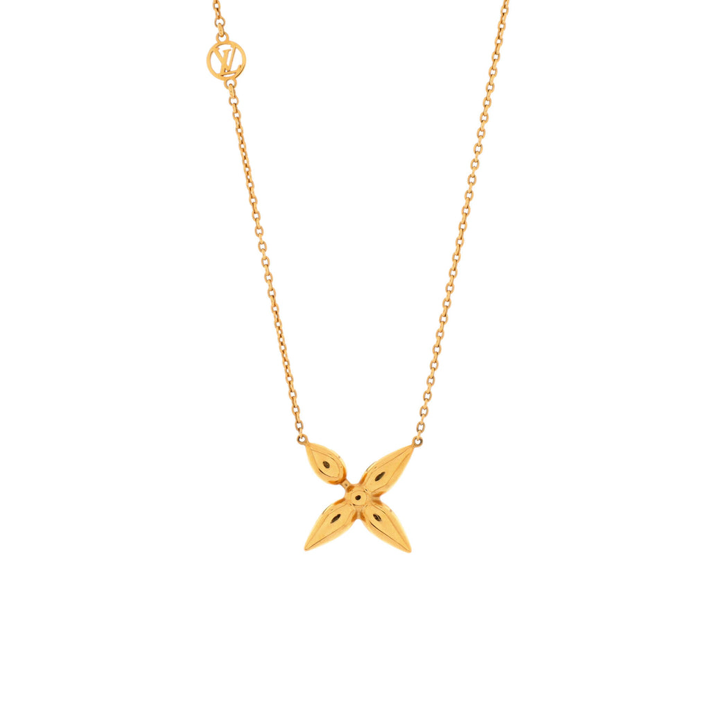 Louis Vuitton Louisette Necklace Metal Gold 22582461