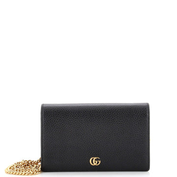 Gucci GG Marmont Chain Wallet Leather Mini