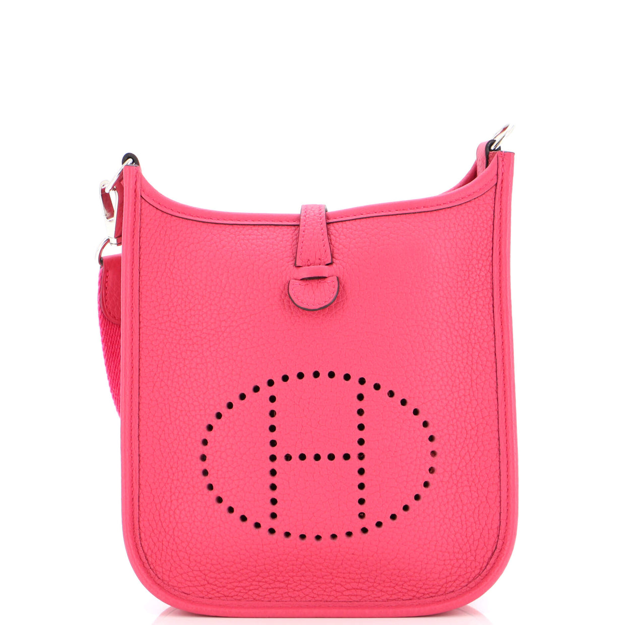 Hermes Evelyne Bag Gen III Clemence TPM Pink 22582482