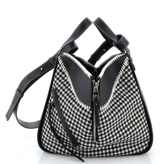 Loewe Hammock Bag Leather and Tweed Small