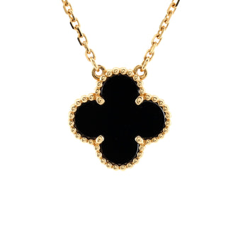 Van Cleef & Arpels // 18K Yellow Gold Vintage Alhambra Necklace