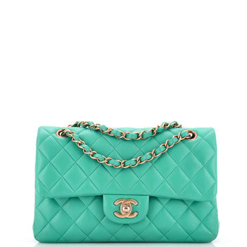 Chanel Classic Double Flap Bag Quilted Lambskin Small