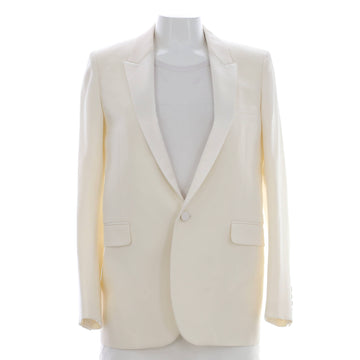 Saint Laurent Women's Single Breasted Blazer Wool