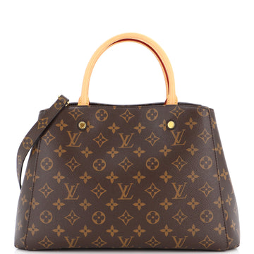 Louis Vuitton Montaigne Handbag Monogram Canvas MM