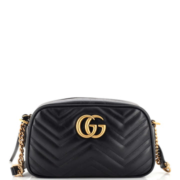 Gucci GG Marmont Shoulder Bag Matelasse Leather Small