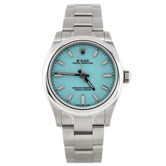 Rolex Oyster Perpetual Automatic Watch Stainless Steel with Tiffany Blue Dial 31