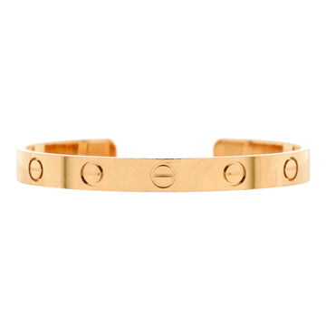 Cartier Love Cuff Bracelet 18K Rose Gold