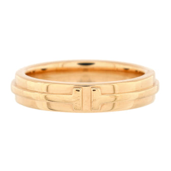 Tiffany & Co. T Two Ring 18K Rose Gold Narrow