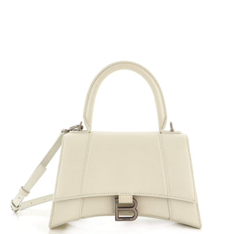 Balenciaga Hourglass Top Handle Bag Leather Small