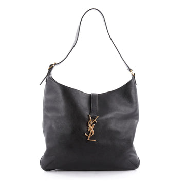 Saint Laurent Classic Monogram Hobo Leather Medium Black 2258701
