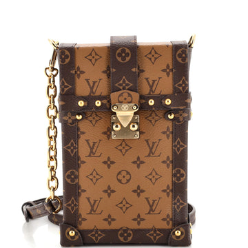 Louis Vuitton Vertical Trunk Pochette Reverse Monogram Canvas
