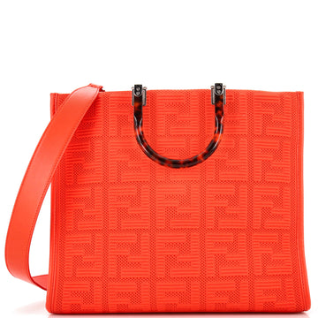 Fendi Sunshine Shopper Tote FF Fabric Medium