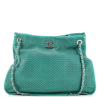 Chanel Up In The Air Tote Perforated Leather