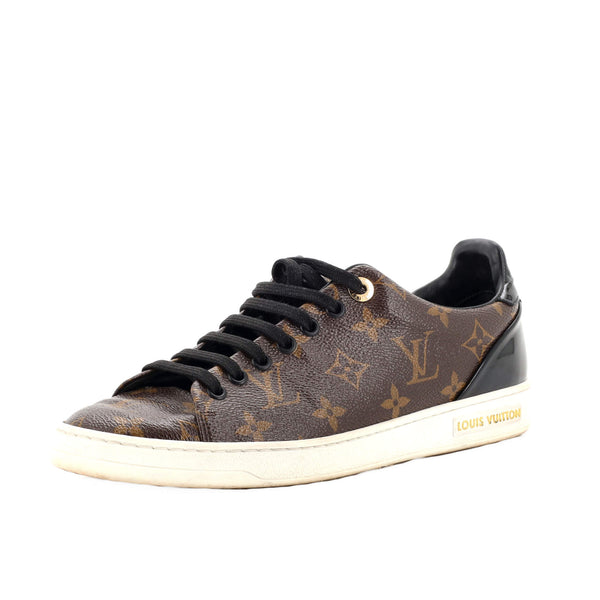 Louis Vuitton Brown Monogram Canvas and Leather Frontrow Low Top