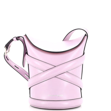 Alexander McQueen The Curve Bucket Bag Leather Small