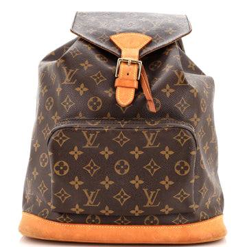 Louis Vuitton Vintage Montsouris Backpack Monogram Canvas GM