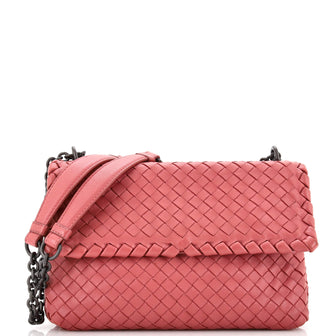 Bottega Veneta Olimpia Crossbody Bag Intrecciato Nappa Small