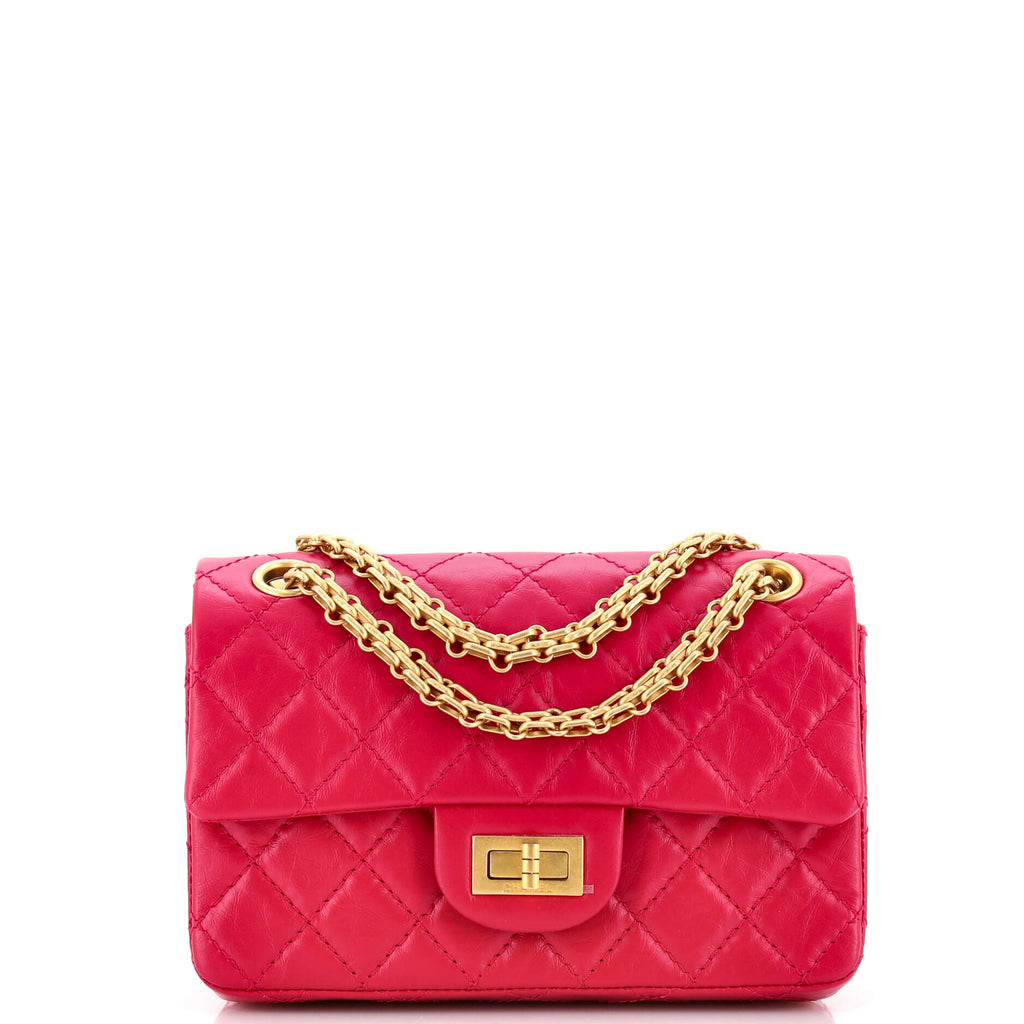 Chanel Reissue 2.55 Flap Bag Quilted Aged Calfskin 226 Red
