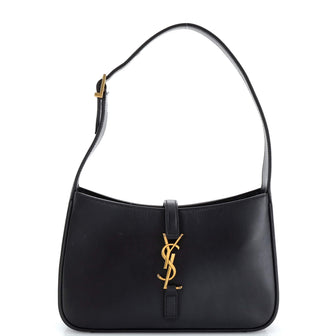 Saint Laurent Le 5 a 7 Hobo Leather Small