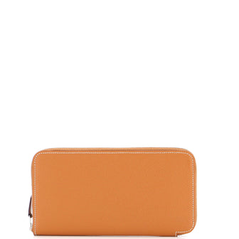 Hermes Azap Zip Around Wallet Silk'in Epsom Long