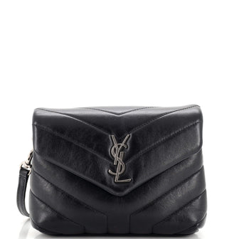 Saint Laurent Loulou Shoulder Bag Matelasse Chevron Leather Toy