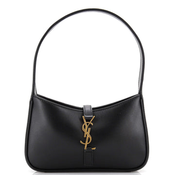 Saint Laurent Le 5 a 7 Hobo Leather Mini
