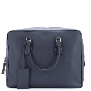 Prada Zip Around Briefcase Saffiano Leather Large