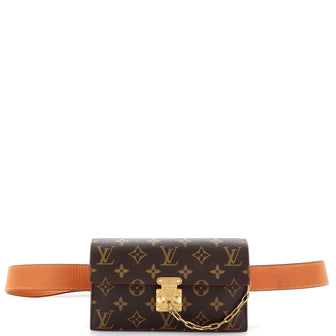 louis vuitton belt with pouch