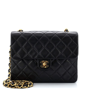 Chanel Vintage Square Classic Flap Bag Quilted Lambskin Small
