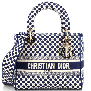 Christian Dior DiorAmour Lady D-Lite Bag Printed Canvas Medium