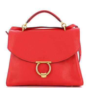 Salvatore Ferragamo Margot Satchel Leather Large
