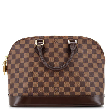 Louis Vuitton Vintage Alma Handbag Damier PM