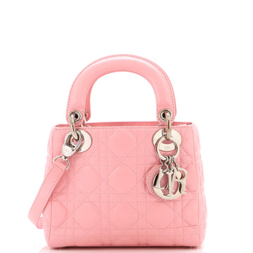 Christian Dior Vintage Lady Dior Bag	 Cannage Quilt Lambskin Mini