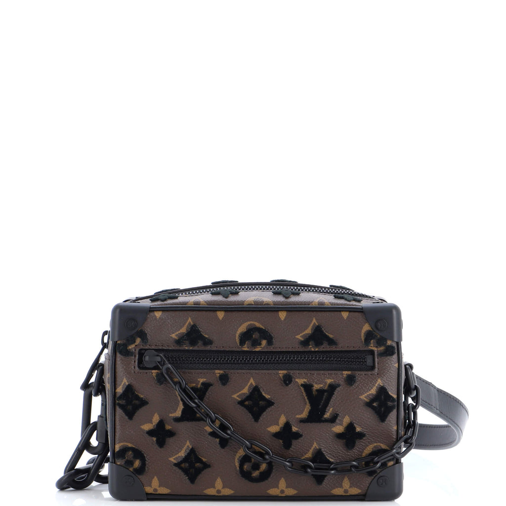 Louis Vuitton Vertical Soft Trunk Bag Monogram Tuffetage in Brown