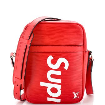 Louis Vuitton x Supreme Danube Red Epi Leather Crossbody Bag