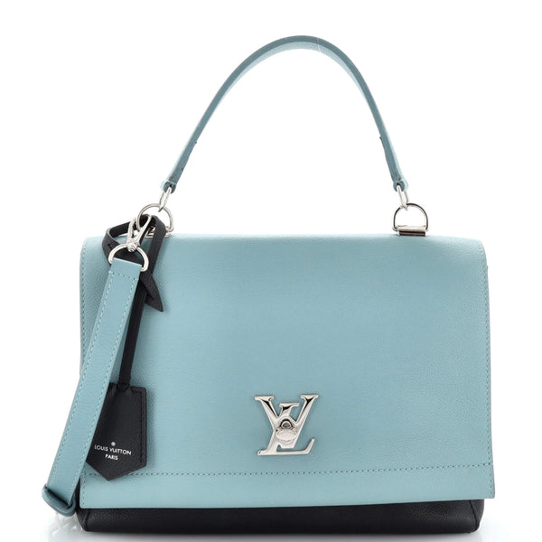 Louis Vuitton Lockme II Handbag Leather Blue