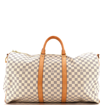 Louis Vuitton Keepall Bandouliere Bag Damier 55