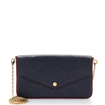 Louis Vuitton Felicie Pochette Monogram Empreinte Leather
